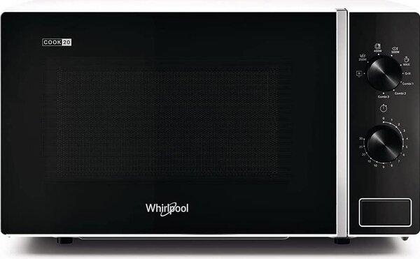 Whirlpool Forno Microonde Combinato con Grill Capacit 20 Litri Potenza 700 Watt Timer colore Bianco - MWP103W