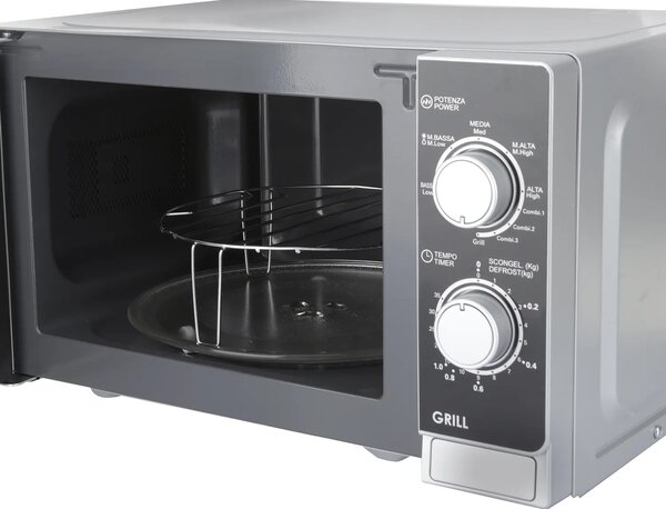 Sharp Forno Microonde Combinato con Grill Capacit 20 Litri Potenza 800 Watt colore Nero - R-600WW