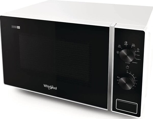 Whirlpool Forno Microonde Combinato con Grill Capacit 20 Litri Potenza 700 Watt Timer colore Bianco - MWP103W