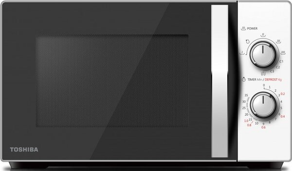 Toshiba Forno Microonde Combinato con Grill Capacit 20 Litri Potenza 800 Watt colore Bianco - MW-MG20PWH
