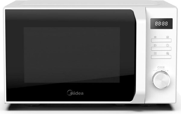 MIDEA Forno Microonde Combinato con Grill Capacit 20 Litri Potenza 800 Watt con Timer colore Bianco - AG20CF2E