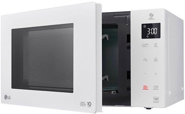 Lg Forno Microonde Combinato con Grill Capacit 23 Litri Potenza 1000 Watt Inverter colore Bianco - MH6336GIH