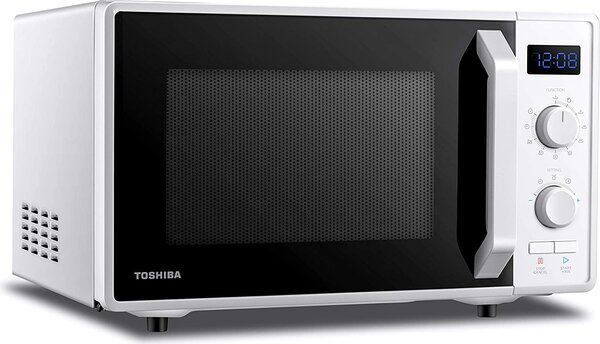 Toshiba Forno Microonde Combinato con Grill Capacit 23 Litri Potenza 900 Watt colore Bianco - MW-AG23P