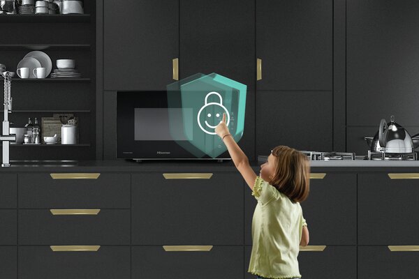 Hisense Forno Microonde Combinato con Grill Capacit 23 Litri Potenza 800 Watt con Timer colore Nero - H23MOBSD1HG