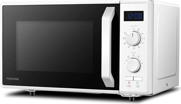 Toshiba Forno Microonde Combinato con Grill Capacit 23 Litri Potenza 900 Watt colore Bianco - MW-AG23P
