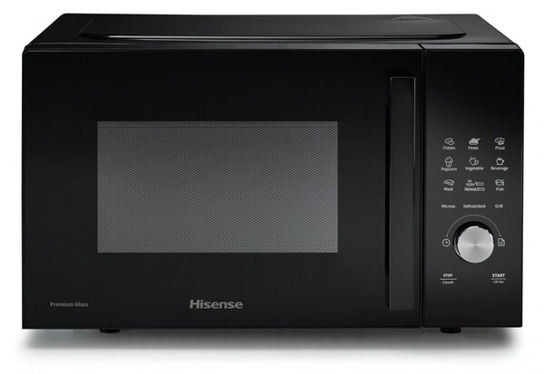 Hisense Forno Microonde Combinato con Grill Capacit 23 Litri Potenza 800 Watt con Timer colore Nero - H23MOBSD1HG