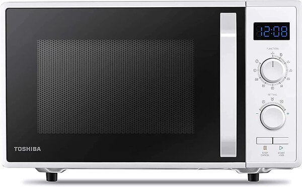 Toshiba Forno Microonde Combinato con Grill Capacit 23 Litri Potenza 900 Watt colore Bianco - MW-AG23P