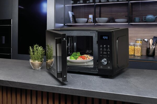 Hisense Forno Microonde Combinato con Grill Capacit 23 Litri Potenza 800 Watt con Timer colore Nero - H23MOBSD1HG