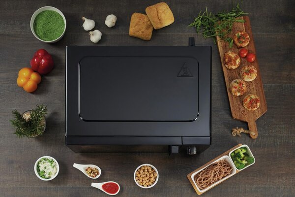 Hisense Forno Microonde Combinato con Grill Capacit 23 Litri Potenza 800 Watt con Timer colore Nero - H23MOBSD1HG