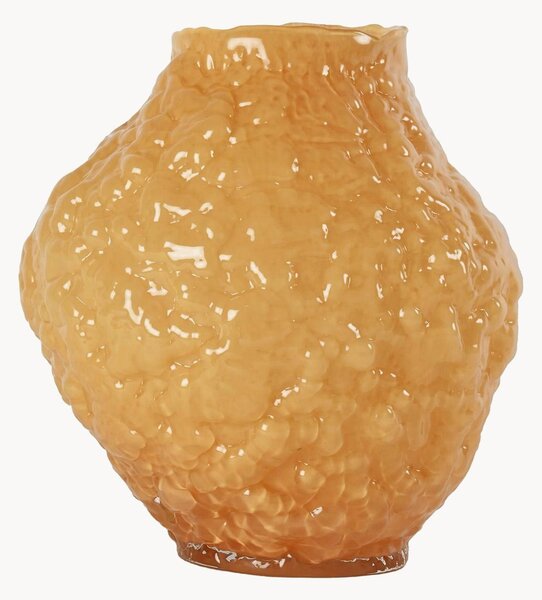 Vaso in vetro soffiato a bocca Corallo, H 27 cm