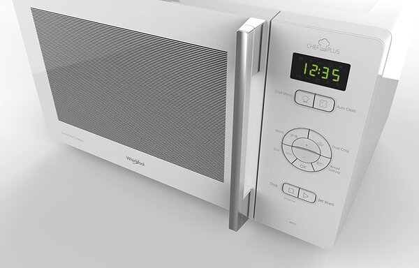 Whirlpool Forno Microonde Combinato con Grill Capacit 25 Litri Potenza 800 Watt con Funzione Crisp colore Bianco - MCP 345 WH