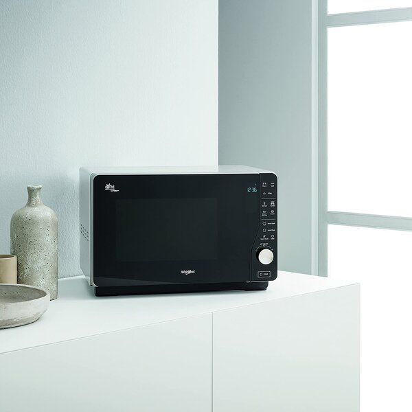 Whirlpool OUTLET - Forno Microonde Combinato con Grill Capacit 25 Litri Potenza 800 Watt con Timer e Funzione Vapore colore Nero - MWF 427 SL