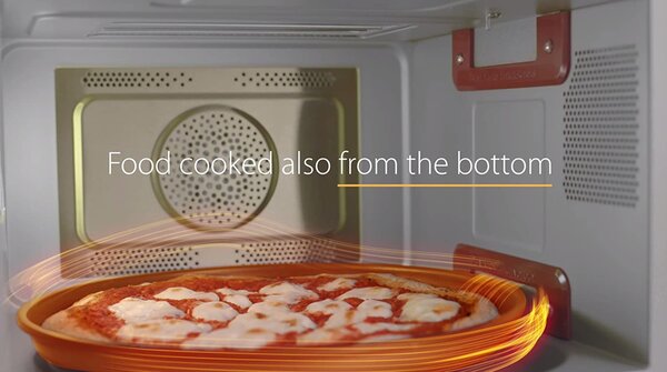 Whirlpool Forno Microonde Combinato con Grill Capacit 25 Litri Potenza 800 Watt con Funzione Crisp colore Argento - MCP345SL