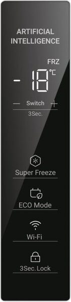 Haier Congelatore a Cassetti Verticale Capacit 272 Litri Classe energetica E Capacit di congelamento 16 kg/24h No Frost - H4F272WEH1