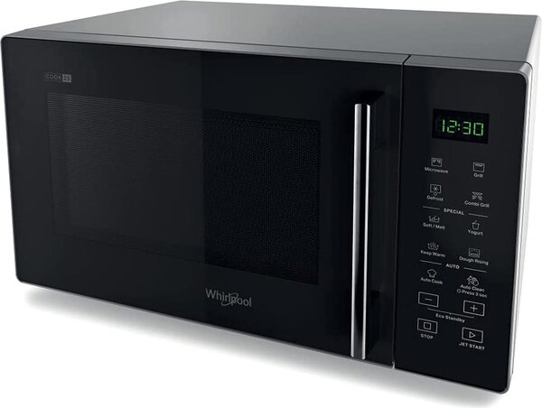 Whirlpool Forno Microonde Combinato con Grill Capacit 25 Litri Potenza 900 Watt Timer colore Nero - MWP 253 SB