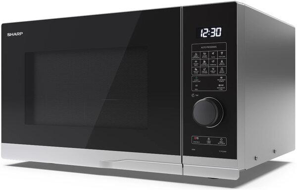 Sharp Forno Microonde Combinato con Grill Capacit 28 Litri Potenza 900 Watt colore Argento - YC-PG284AE-S
