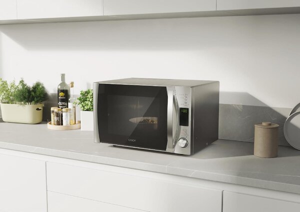 Candy Forno Microonde Combinato con Grill Capacit 30 Litri Potenza 900 Watt colore Acciaio - CMXG 30DS
