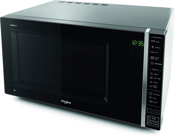 Whirlpool Forno Microonde Combinato con Grill Capacit 30 Litri Potenza 900 Watt colore Grigio - MWP303SB