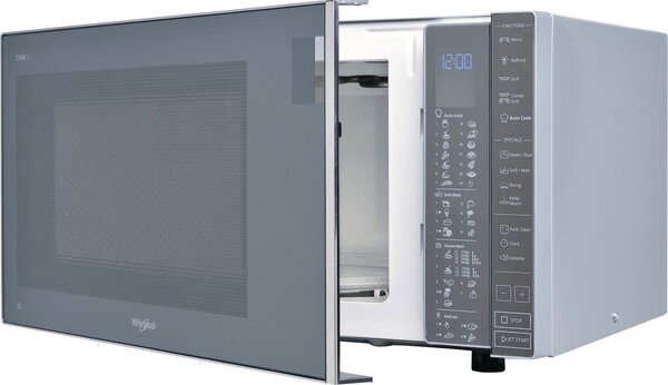 Whirlpool Forno Microonde Combinato con Grill Capacit 30 Litri Potenza 900 Watt con Funzione Vapore colore Specchio - MWP304M