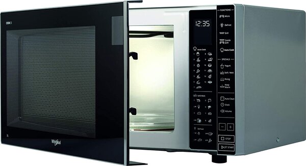 Whirlpool Forno Microonde Combinato con Grill Capacit 30 Litri Potenza 900 Watt colore Grigio - MWP303SB