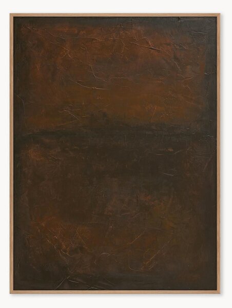 Quadro su tela incorniciato dipinto a mano After Dark