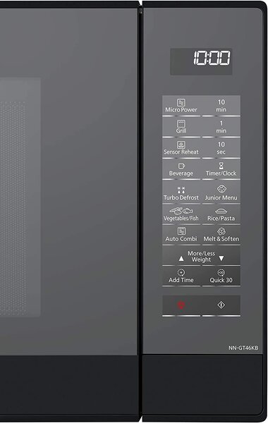 Panasonic Forno Microonde Combinato con Grill Capacit 31 Litri Potenza 1000 Watt Inverter colore Nero - NN-GT46KBSUG