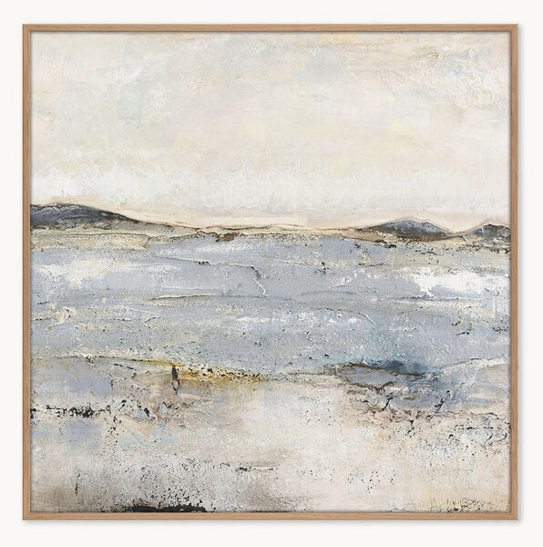 Quadro su tela dipinto a mano con cornice Trace of Nature