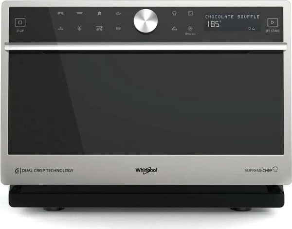 Whirlpool Forno Microonde Combinato con Grill Capacit 33 Litri Potenza 1000 Watt colore Nero e Acciaio Inox - MWSC9133 SX