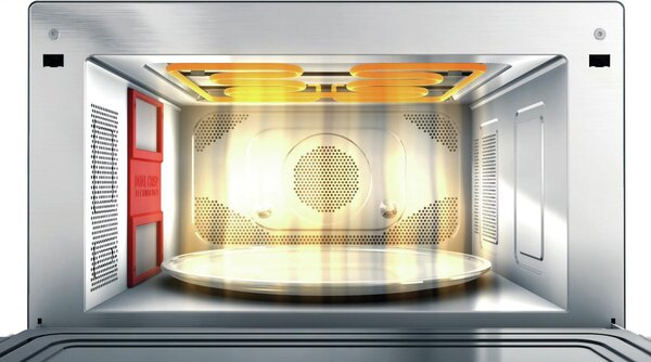 Whirlpool Forno Microonde Combinato con Grill Capacit 33 Litri Potenza 1000 Watt colore Nero e Acciaio Inox - MWSC9133 SX