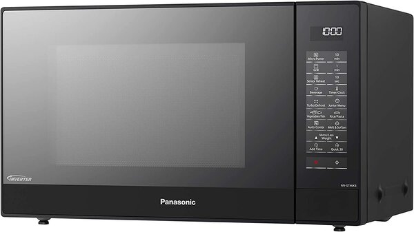 Panasonic Forno Microonde Combinato con Grill Capacit 31 Litri Potenza 1000 Watt Inverter colore Nero - NN-GT46KBSUG