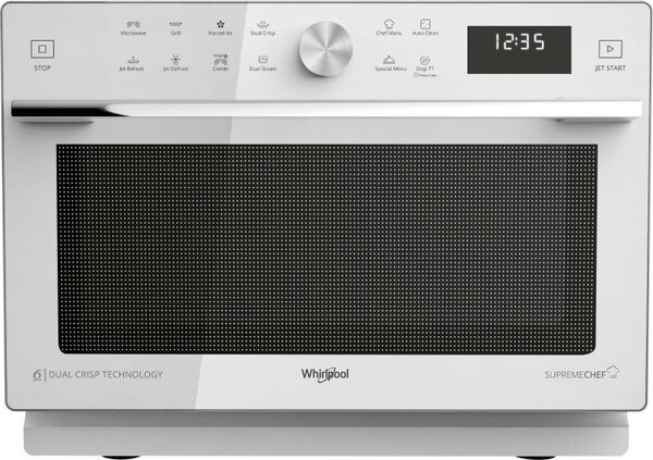 Whirlpool Forno Microonde Combinato con Grill Capacit 33 Litri Potenza 900 Watt colore Bianco - MWSC933 SW