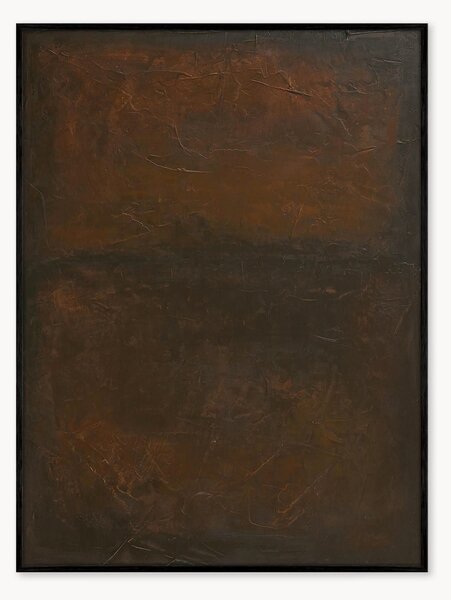 Quadro su tela incorniciato dipinto a mano After Dark