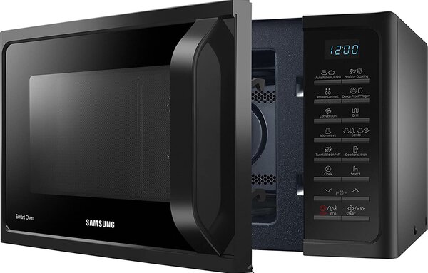 Samsung Forno Microonde Combinato con Grill, Capacit 28 Litri, Potenza 900 Watt, Cottura Ventilata, colore Nero - MC 28H5015 CK