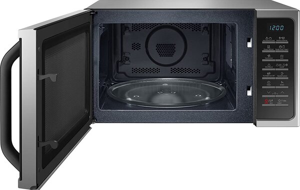 Samsung Forno Microonde Combinato con Grill, Capacit 28 Litri, Potenza 900 Watt, Cottura Ventilata, colore Nero/Argento - MC 28H5015 AS