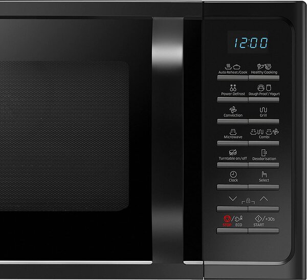 Samsung Forno Microonde Combinato con Grill, Capacit 28 Litri, Potenza 900 Watt, Cottura Ventilata, colore Nero - MC 28H5015 CK