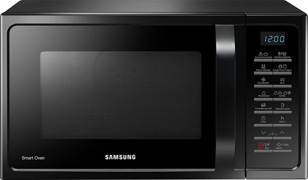 Samsung Forno Microonde Combinato con Grill, Capacit 28 Litri, Potenza 900 Watt, Cottura Ventilata, colore Nero - MC 28H5015 CK