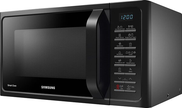 Samsung Forno Microonde Combinato con Grill, Capacit 28 Litri, Potenza 900 Watt, Cottura Ventilata, colore Nero - MC 28H5015 CK