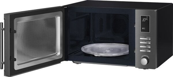 Smeg Forno Microonde con Grill Capacit 25 Litri Potenza 900 Watt colore Acciaio - MOE25B