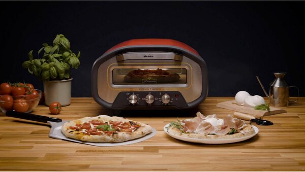 Ariete Forno per Pizza Potenza 2200W Fino a 430 con Pietra Refrattaria 32x32 cm Da Gennaro - 3901
