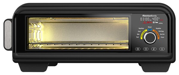 Melchioni Forno per Pizza Potenza 2000 Watt Temperatura Max 400C Capacit 18 Litri con Timer colore Nero - 118380044 PIZZA FRY 18L