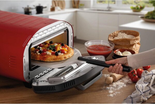 Ariete Forno per Pizza Potenza 2200W Fino a 430 con Pietra Refrattaria 32x32 cm Da Gennaro - 3901