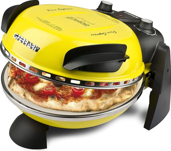 G3 Ferrari Forno Pizza Elettrico Potenza 1200 Watt Diametro 31 cm Timer colore Giallo - G10006 05