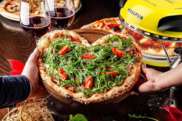 G3 Ferrari Forno Pizza Elettrico Potenza 1200 Watt Diametro 31 cm Timer colore Giallo - G10006 05
