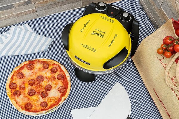 G3 Ferrari Forno Pizza Elettrico Potenza 1200 Watt Diametro 31 cm Timer colore Giallo - G10006 05