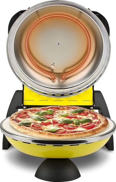 G3 Ferrari Forno Pizza Elettrico Potenza 1200 Watt Diametro 31 cm Timer colore Giallo - G10006 05