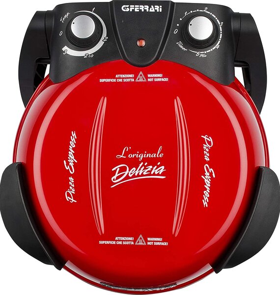 G3 Ferrari Forno Pizza Elettrico Potenza 1200 Watt Timer colore Rosso - G1000602