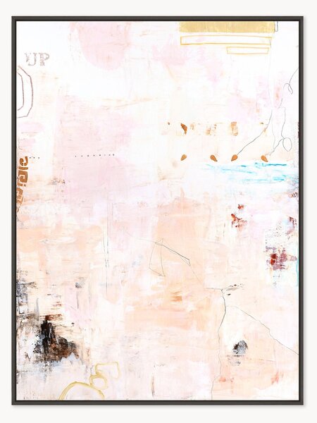 Quadro su tela incorniciato dipinto a mano Small Notes