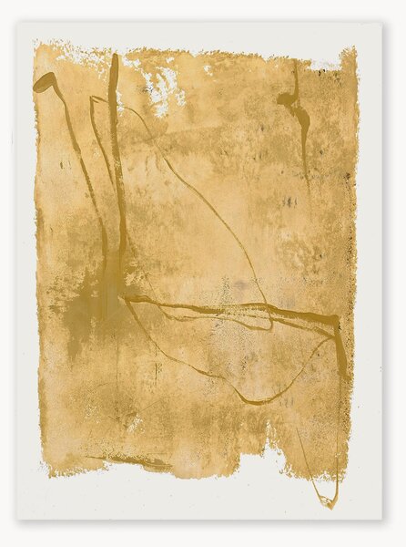 Dipinto su tela dipinto a mano Yellow Layer