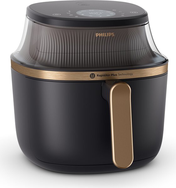 Philips Friggitrice ad Aria 6,2 Litri Potenza 1700W 12 Programmi Display LED colore Nero serie 3000 - NA332/00