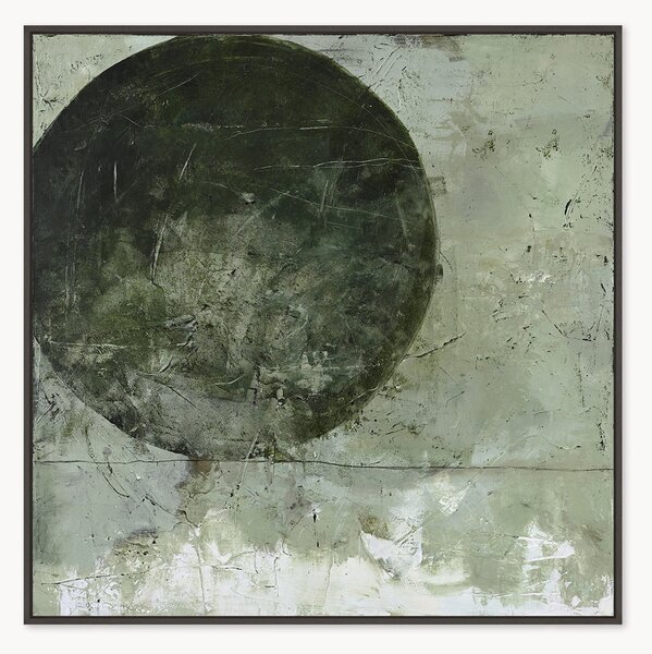 Quadro su tela incorniciato dipinto a mano Light Ball